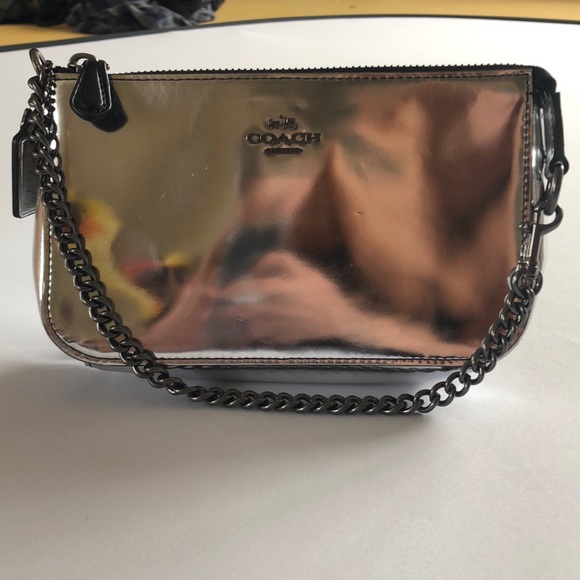 coach handbag with chain handle